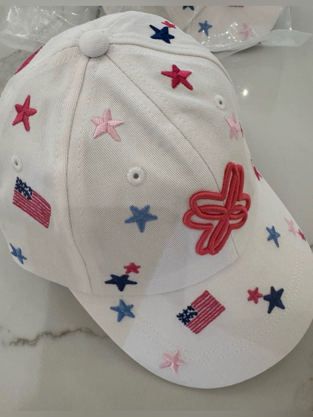 🎉NWT Lilly Pulitzer Embroidered 250th Celebration Baseball Hat. JUST RELEASED 🧢 - Picture 11 of 12